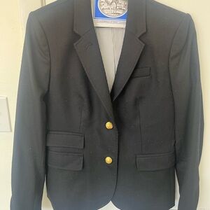 J. Crew Black Blazer with Gold Buttons